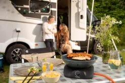 Campingaz 360 Grill Tabletop Gas BBQ & Stove - Iron Grey -Vango Sales Store 360 grey image 7