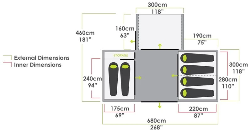Zempire Aerodome Pro II V2 Air Tent 2023 4 Zempire Aerodome Pro II V2 Air Tent 2023 - Image 2