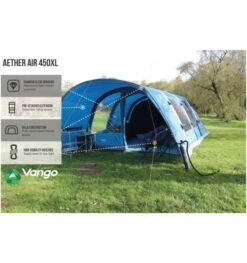 Vango Aether Air 450XL Airbeam Tent 2022 -Vango Sales Store aether air 450xl 4 1