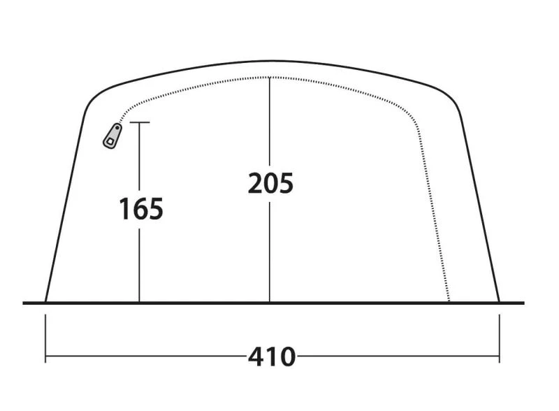 Outwell Avondale 6PA Tent 2022 19 Outwell Avondale 6PA Tent 2022 - Image 17