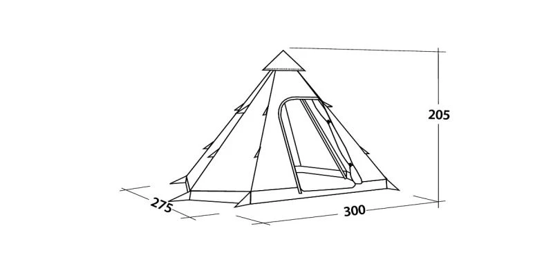Easy Camp Bolide 400 Tipi Tent 2023 4 Easy Camp Bolide 400 Tipi Tent 2023 - Image 2