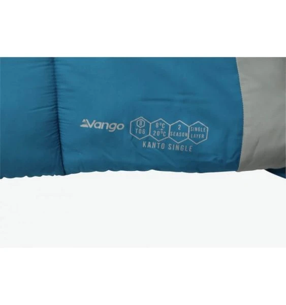 Vango Kanto Single Sleeping Bag - Blue 5 Vango Kanto Single Sleeping Bag - Blue - Image 3