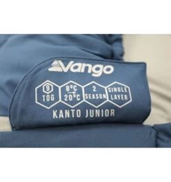 Vango Kanto Junior Sleeping Bag - Blue -Vango Sales Store kanto jr blue 4