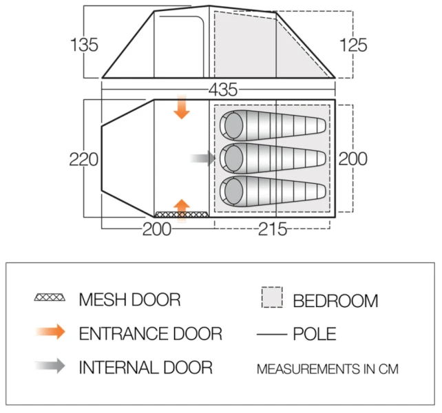 Vango Omega 350 Tent 2023 4 Vango Omega 350 Tent 2023 - Image 2
