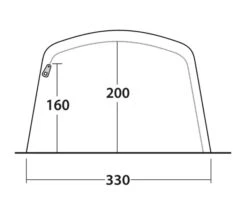 Outwell Avondale 5PA Tent 2022 -Vango Sales Store outwell avondale 5pa tent 111182 drawing other4