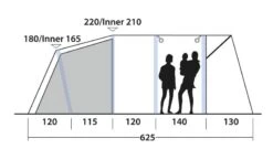 Outwell Avondale 5PA Tent 2022 -Vango Sales Store outwell avondale 5pa tent 111182 drawing other5