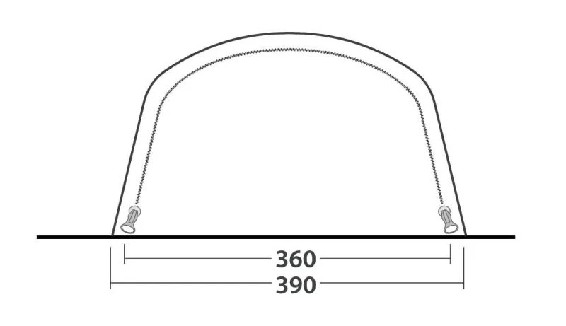 Outwell Hayward Lake 6ATC Tent 2022 18 Outwell Hayward Lake 6ATC Tent 2022 - Image 16