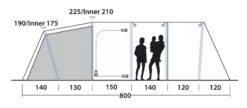 Outwell Knoxville 7SA Tent 2023 28 Outwell Knoxville 7SA Tent 2023 -Vango Sales Store outwell knoxville 7sa tent 111194 drawing other4