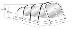 Outwell Parkdale 6PA Tent 2023 -Vango Sales Store outwell parkdale 6pa tent 111181 drawing perspective2