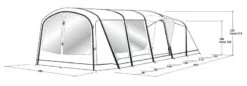 Outwell Sundale 7PA Tent 2023 17 Outwell Sundale 7PA Tent 2023 -Vango Sales Store outwell sundale 7pa tent 111188 drawing perspective2