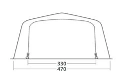 Outwell Wood Lake 7ATC Tent 2022 -Vango Sales Store outwell wood lake 7atc tent 111200 drawing other5