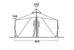 Robens Chinook Ursa S Tipi Tent 2022 -Vango Sales Store robens chinook ursa s tent 130287 drawing other5