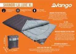 Vango Shangri-La Luxe XL Sleeping Bag -Vango Sales Store shangri la luxe xl image 3