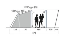 Outwell Springville 4SA Tent 2023 -Vango Sales Store springville 4sa dimensions image 3