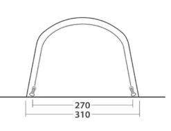 Outwell Springville 4SA Tent 2023 -Vango Sales Store springville 4sa dimensions image 4