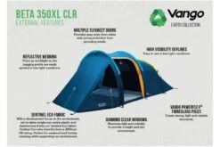 Vango Beta 350XL CLR Tent 2023 -Vango Sales Store vango beta 350xl clr tent features