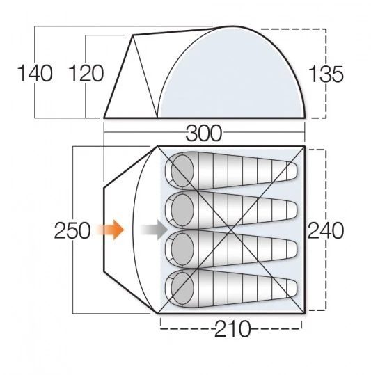 Vango Tay 400 Tent 2023 4 Vango Tay 400 Tent 2023 - Image 2