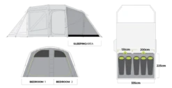 Zempire Aero TL Pro Air Tent 2022 -Vango Sales Store zempire aero tl pro profiles sleeping 1