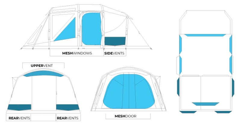 Zempire Aero TL Pro TC Air Tent 2022 10 Zempire Aero TL Pro TC Air Tent 2022 - Image 8