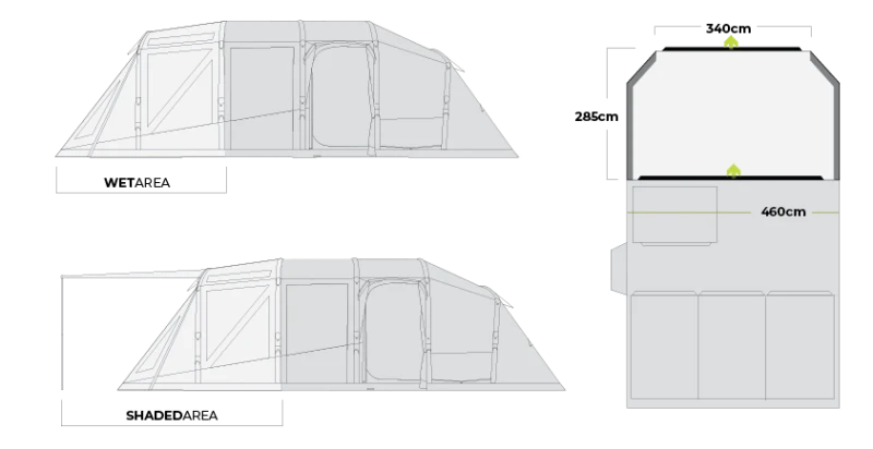 Zempire Aero TXL Pro TC Air Tent 2022 8 Zempire Aero TXL Pro TC Air Tent 2022 - Image 6
