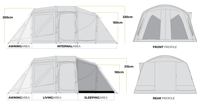 Zempire Aero TL Pro TC Air Tent 2022 6 Zempire Aero TL Pro TC Air Tent 2022 - Image 4