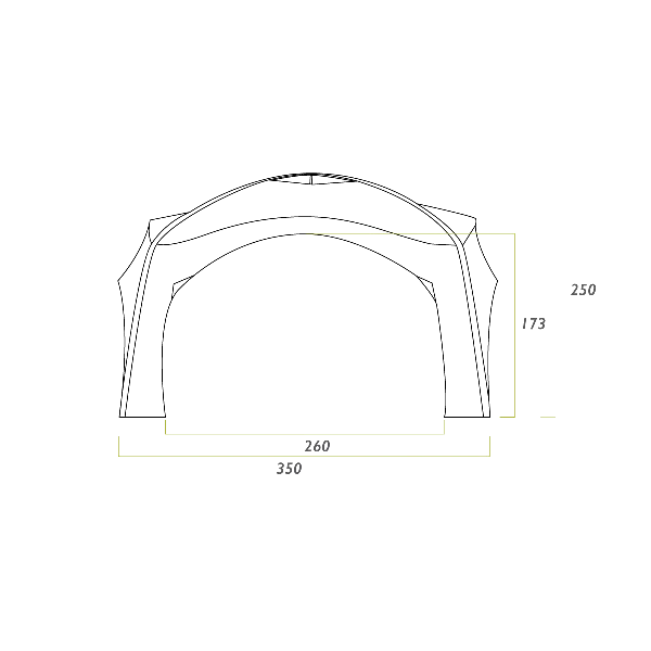Zempire Aerobase 3 Shelter (+1 Wall) 5 Zempire Aerobase 3 Shelter (+1 Wall) - Image 3